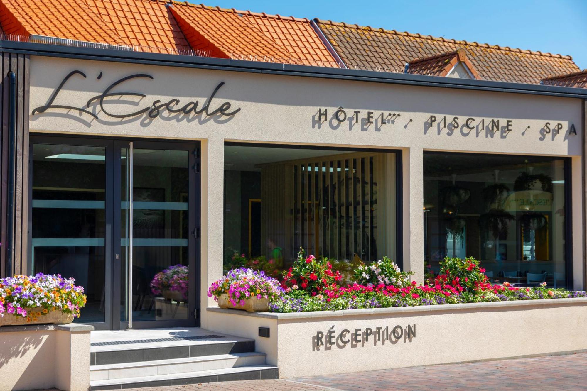 Hôtel L'Escale - Piscine&SPA Escalles Exterior foto